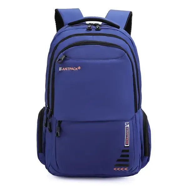 Синій міський універсальний рюкзак Justpack з ортопедичною спинкою для ноутбука до 17 дюймів