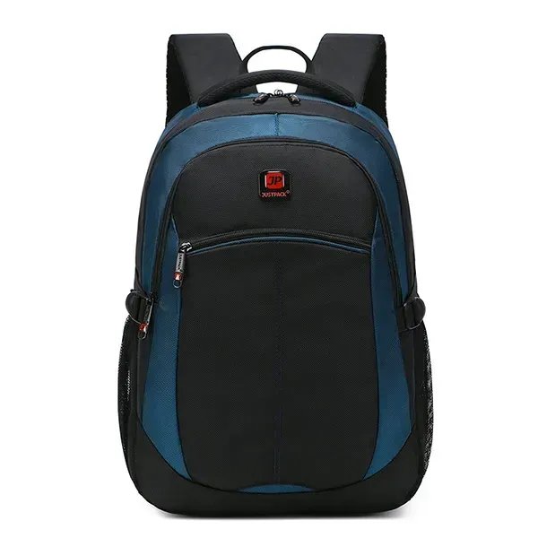 Синій міський універсальний рюкзак Justpack для подорожей і щоденного використання з дихаючою спинкою