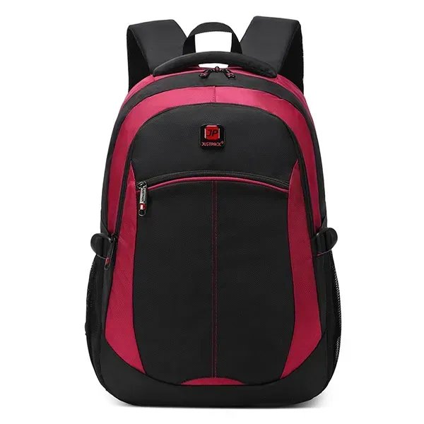 Стильний міський червоний рюкзак Justpack для подорожей та повсякденного використання в місті