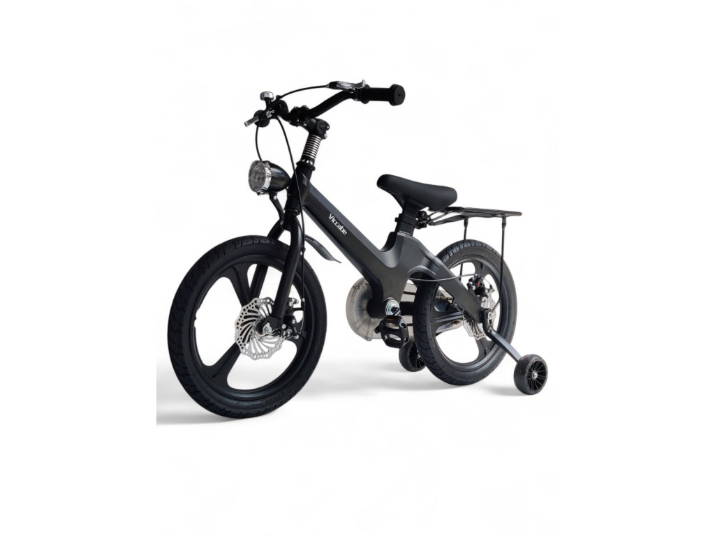 Дитячий велосипед Viccabe Magnesium 11A-14: Технологічна досконалість та безпека дискових гальм,Чорний
