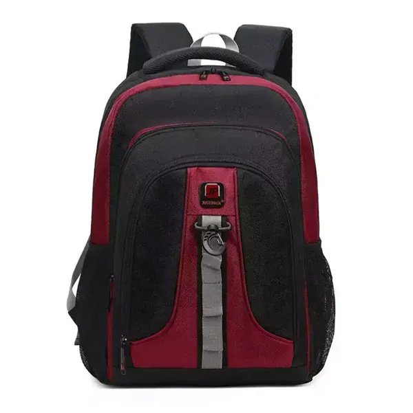 Яскравий міський червоний рюкзак Justpack зі світловідбивними елементами для активного життя та подорожей