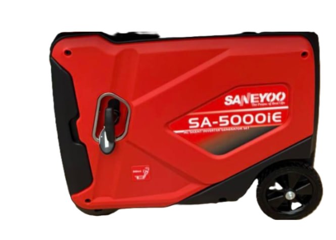 Інверторний бензиновий генератор SANEYOO SA-5000iE (3.5 / 3.7 кВт): Електростартер, чиста синусоїда та пульт ДК!