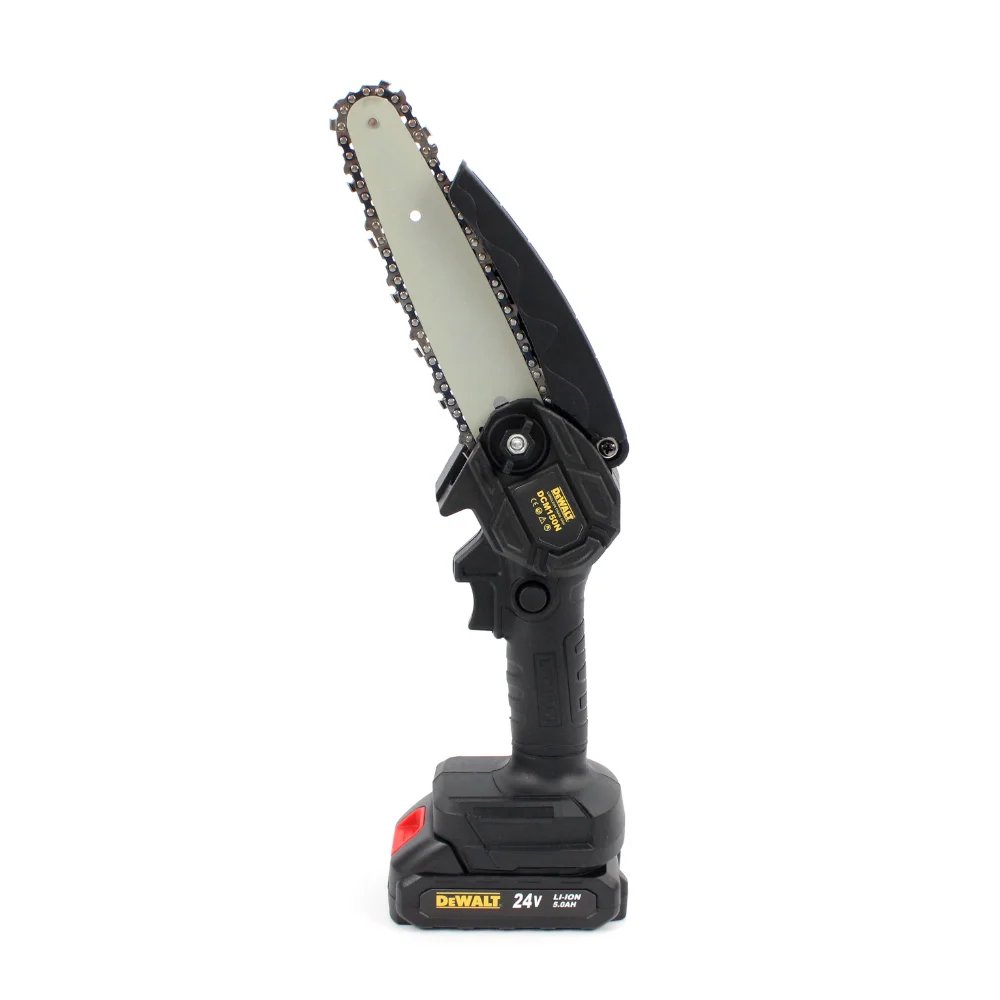 Акумуляторна міні-пила DeWalt DCM140N (24V, 5.0 А·год, шина 15 см): Компактний помічник для саду!