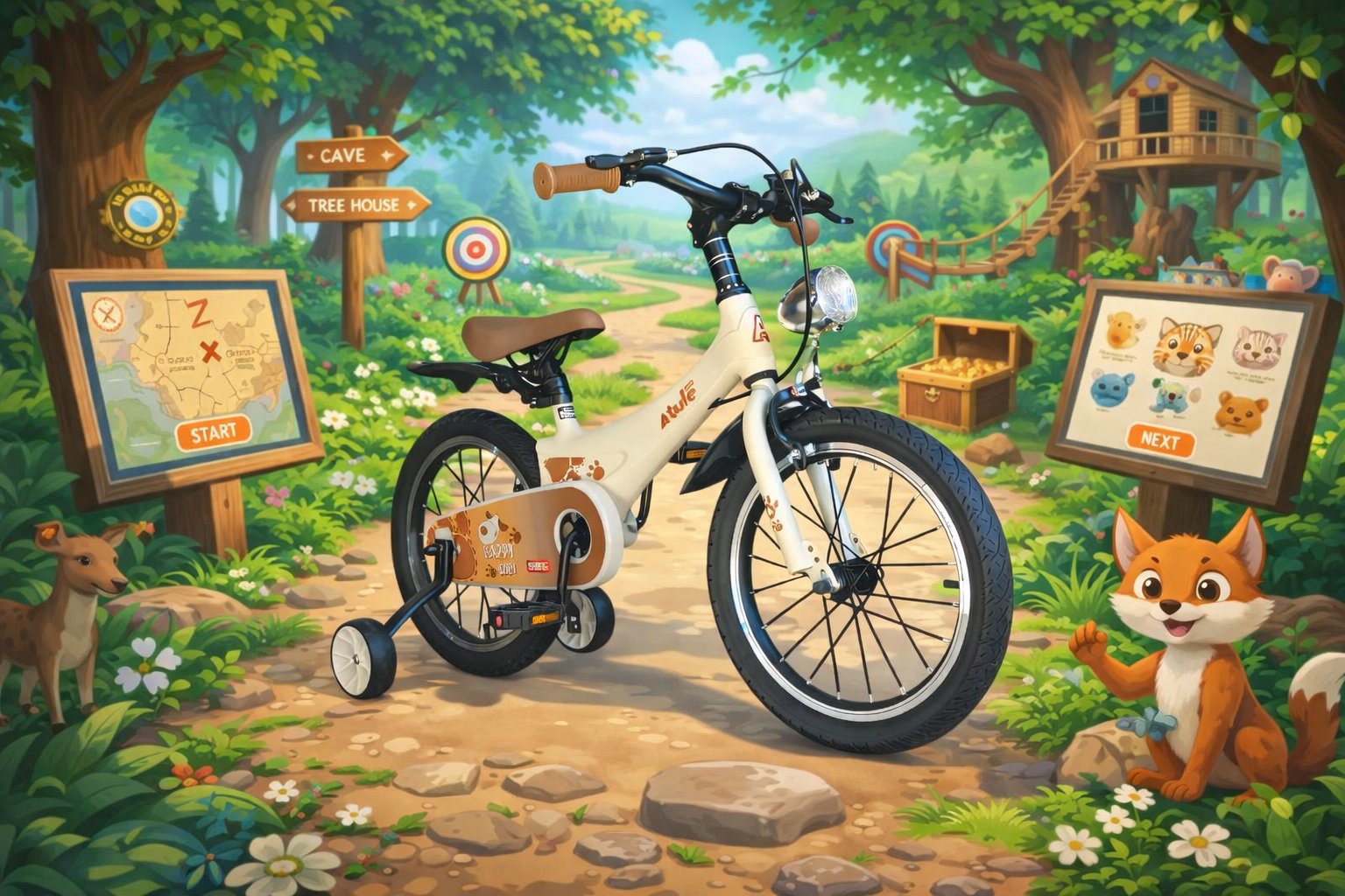 Дитячий велосипед Atule QK001-18