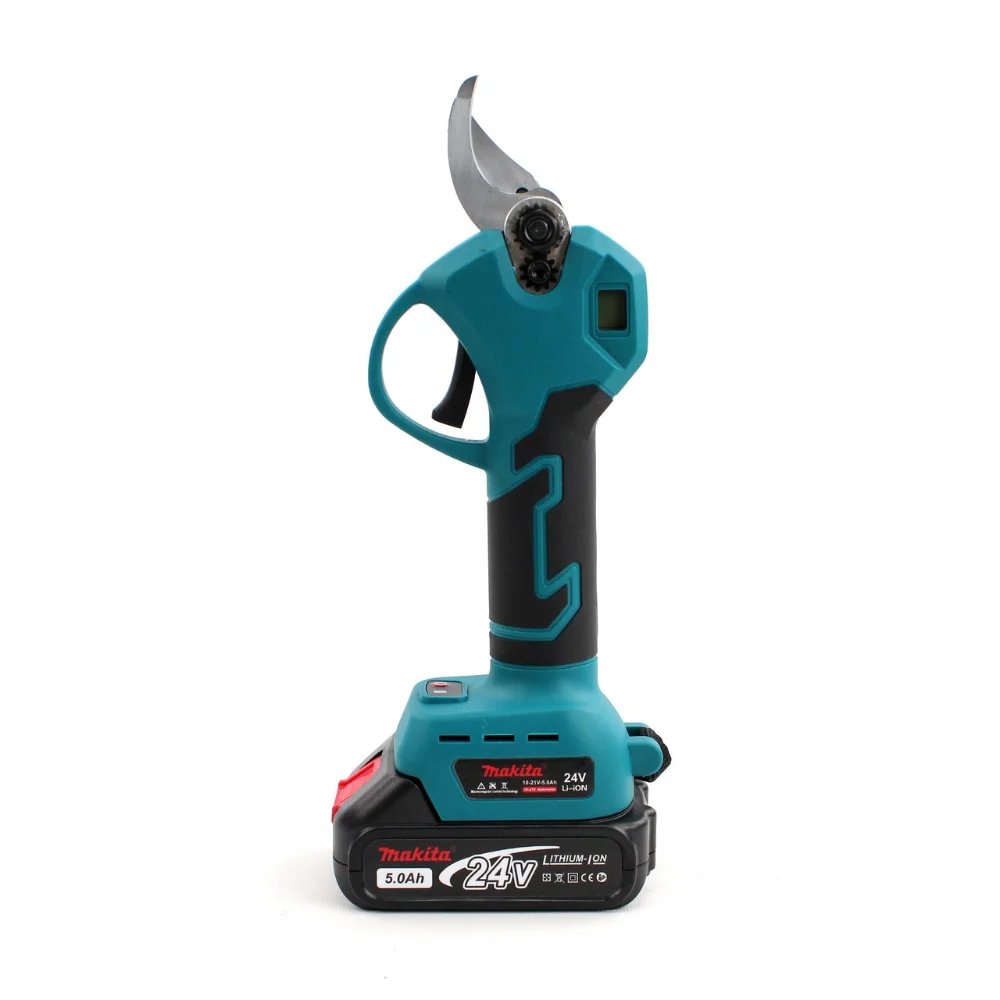Акумуляторний секатор Makita DUP270 Digital (24V, 5.0 А·год, з цифровим табло): Японська якість та інноваційний контроль для вашого саду!