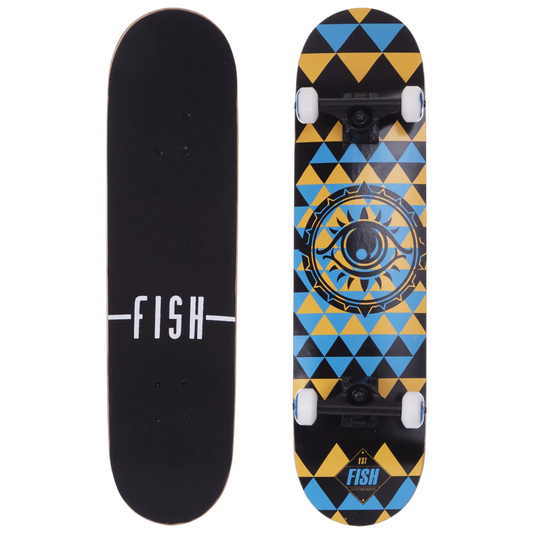 Скейтборд Fish Skateboard 3108: Професійна якість для впевнених райдерів,Eye DMF