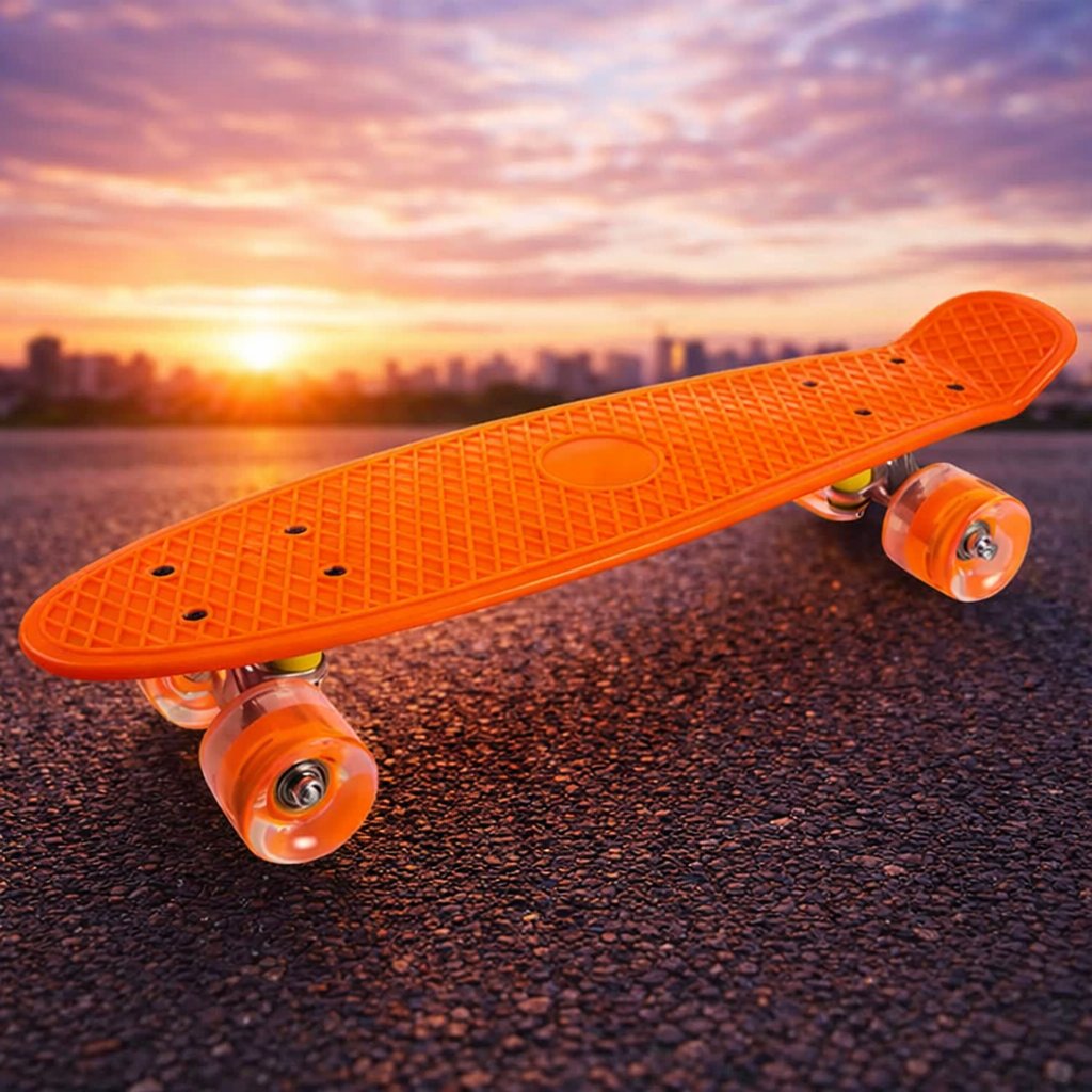 Скейт Пенні Борд (Penny Board): Ідеальний міський круїзер для яскравих поїздок,Помаранчевий