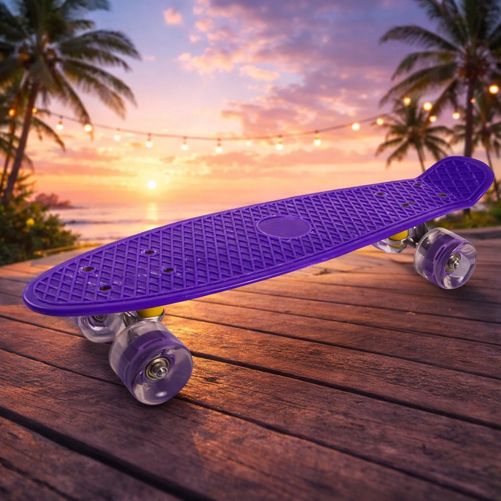 Скейт Пенні Борд (Penny Board): Ідеальний міський круїзер для яскравих поїздок,Фіолетовий