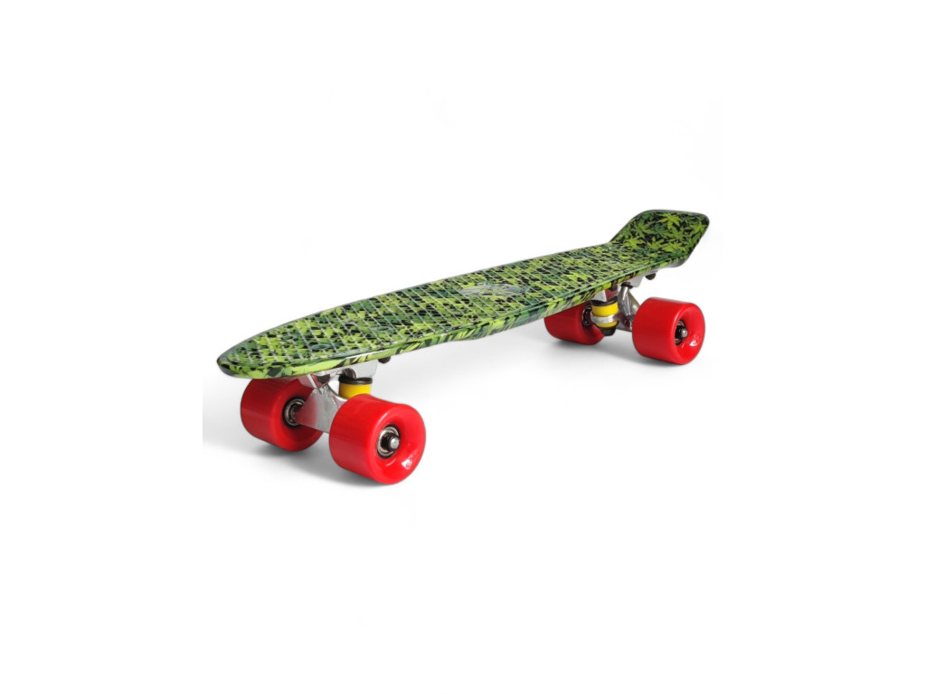 Скейт Пенні Борд Fish Skateboards TLS-401G: Професійна витривалість у класичному форматі,Листя