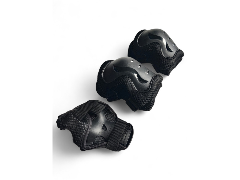 Комплект захисного екіпірування Sports Helmet 2020: Безпека зі світловідбивачами,Чорний