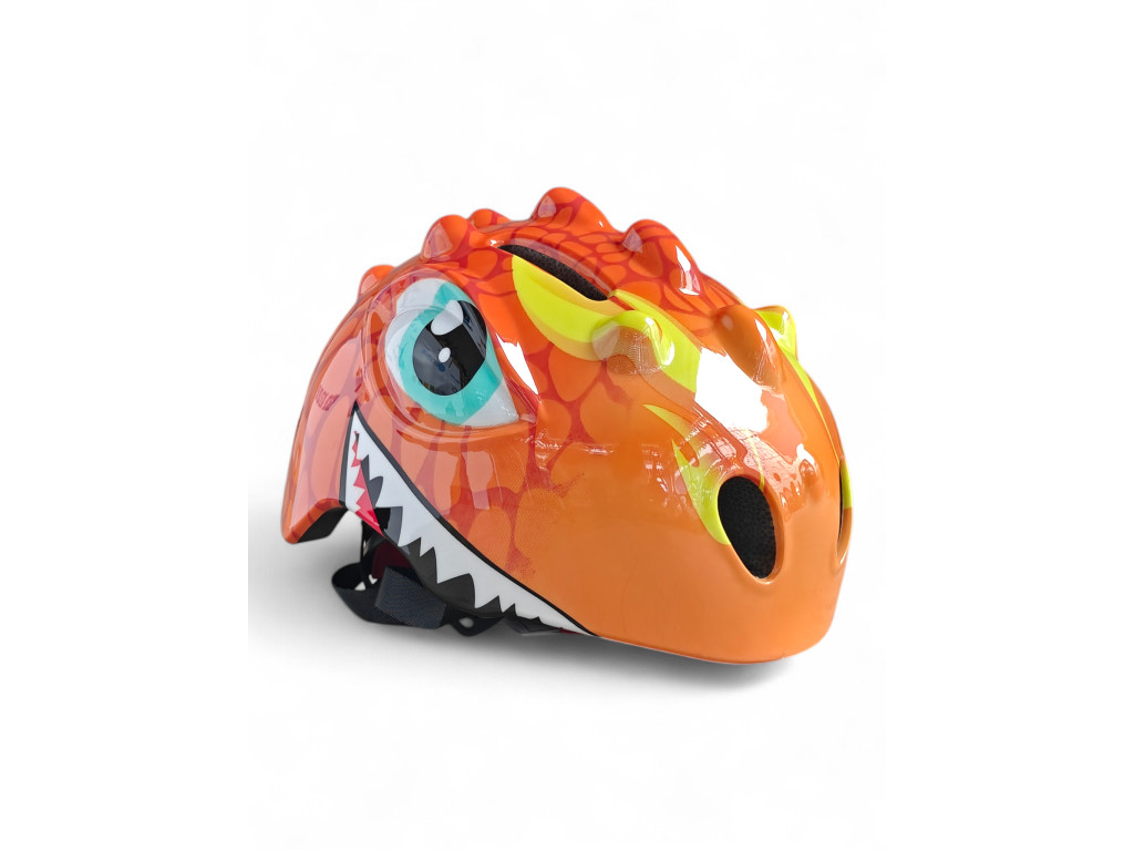 Дитячий захисний шолом Dino Rider CL-KL-02: Безпека та комфорт для маленьких дослідників,Помаранчевий