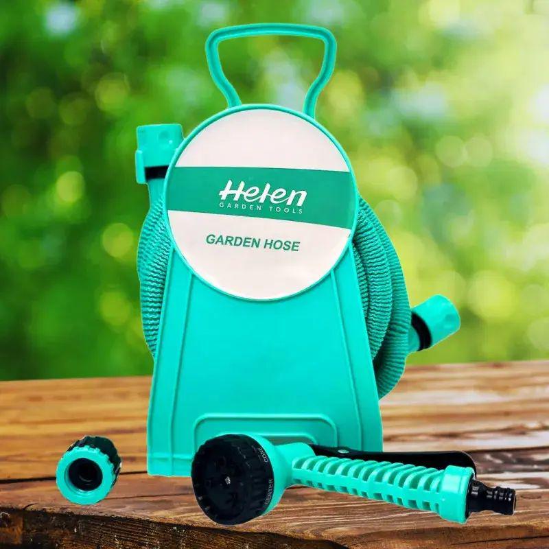 Шланг для поливу в котушці HELEN (15 м): Потужність та компактність у професійному форматі